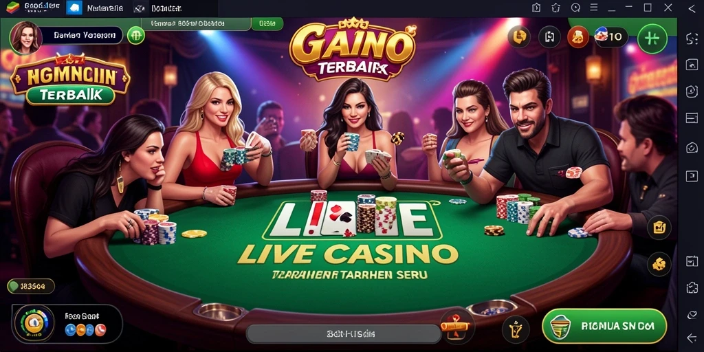 Tampilan gameplay Live Casino yang mendebarkan di 8364.