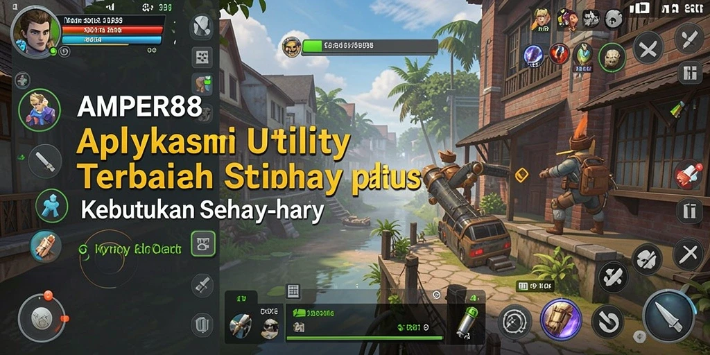 Tampilan antarmuka AMPER88 yang sederhana dan fungsional.