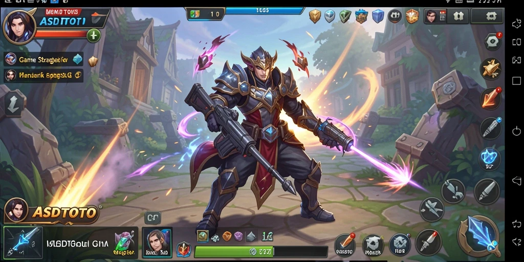 Tampilan gameplay seru dari ASDTOTO dengan pertempuran strategis.