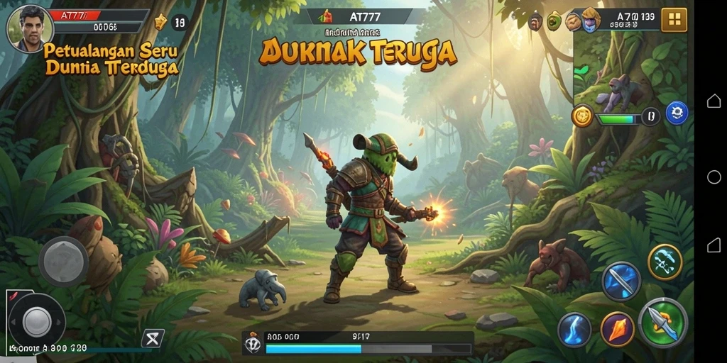 Tampilan gameplay <strong>AT777</strong> yang mendebarkan dan penuh tantangan.