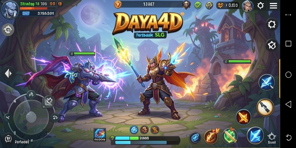 Screenshot menunjukkan momen seru dalam gameplay DAYA4D yang strategis.