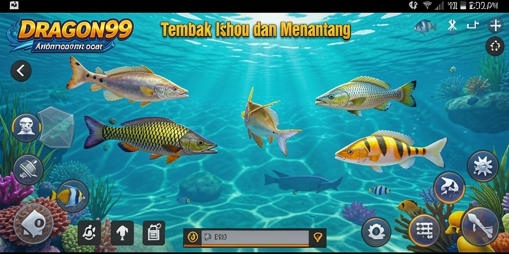 Tangkapan ikan yang besar dalam gameplay DRAGON99.