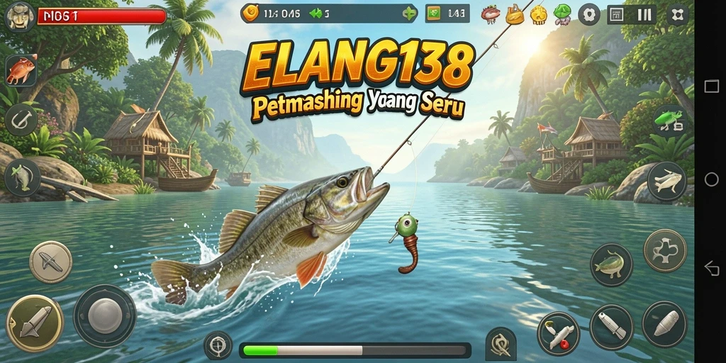 Tampilan gameplay ELANG138 yang seru dan menantang saat memancing.