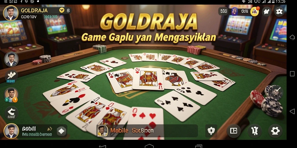 Tampilan gameplay seru dari <strong>GOLDRAJA</strong> yang penuh strategi.