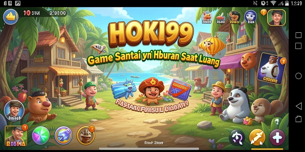 Tampilan gameplay HOKI99 yang menyenangkan dan mudah dipahami.