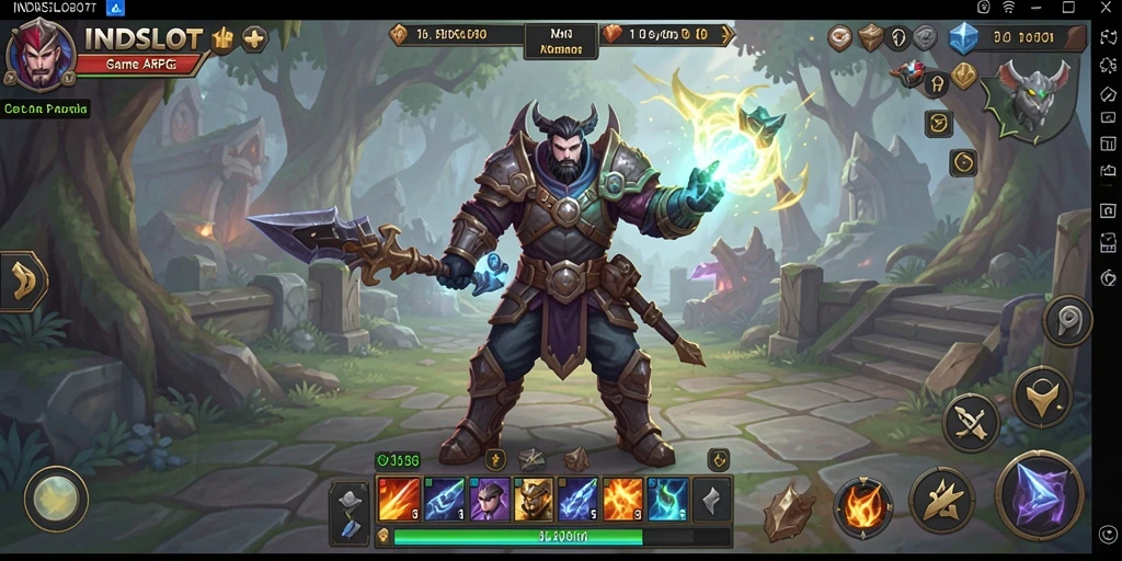 Tampilan gameplay INDSLOT dengan aksi seru dan grafis memukau.
