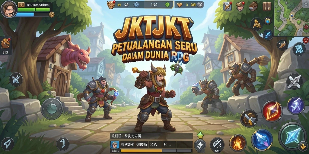 Tangkapan layar menampilkan aksi pertarungan dalam JKTJKT yang menarik.
