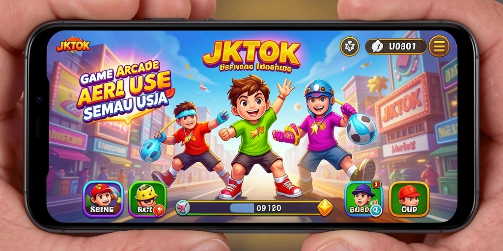 Tampilan gameplay JKTOK yang mengasyikkan dan penuh aksi.