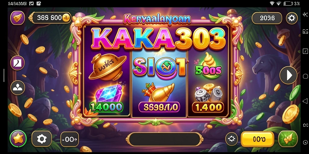 Screenshot gameplay KAKA303 menunjukkan keseruan permainan slot yang menarik.