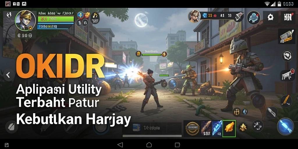 Tampilan aplikasi OKIDR yang user-friendly dan fungsional.