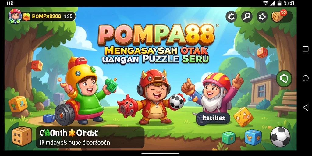 Tampilan gameplay POMPA88 yang menantang dan menyenangkan.