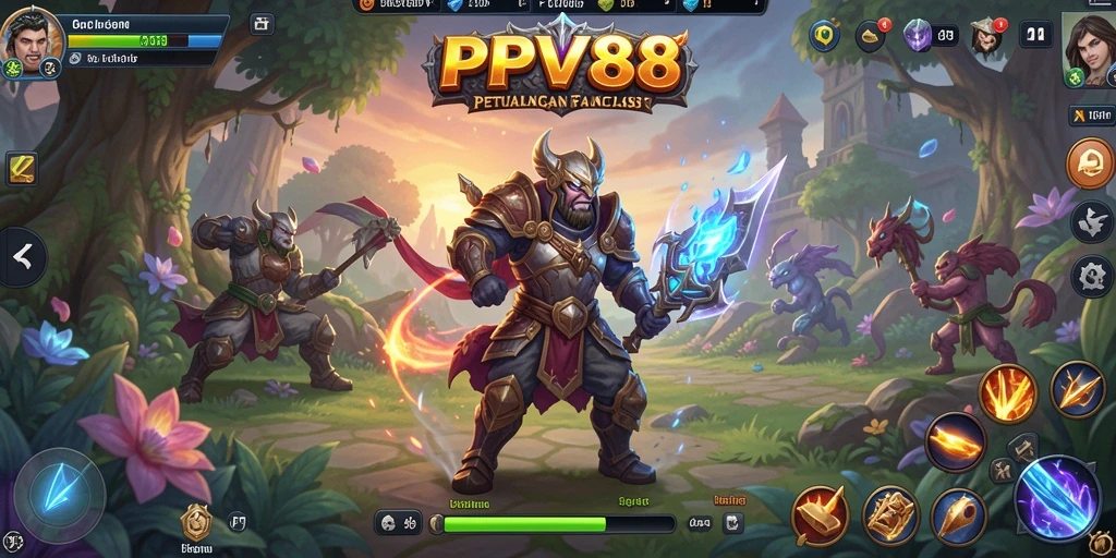 Tangkapan layar utama <strong>PPV88</strong> memperlihatkan pertempuran seru dan grafis menawan.