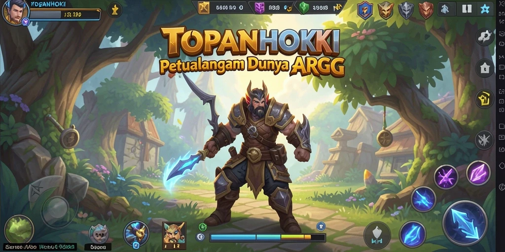 Tampilan gameplay menarik dari permainan ARPG TOPANHOKI.