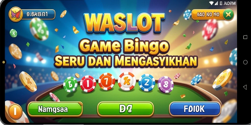 Tampilan menarik dari gameplay Bingo di WASLOT yang mengasyikkan.